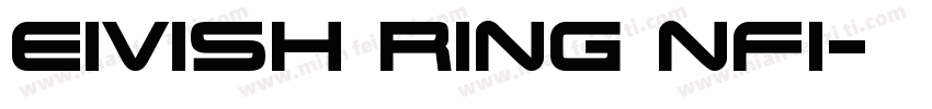 Eivish Ring NFI字体转换